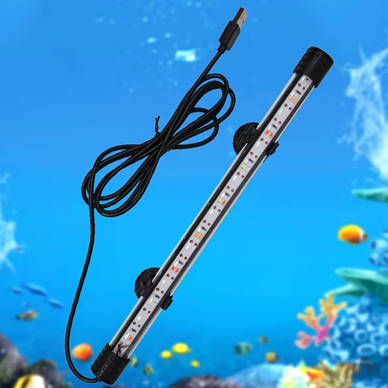 Aquarium Plant Display - ไฟ LED สำหรับตู้ปลาแบบเสียบ USB ขนาด 17-47