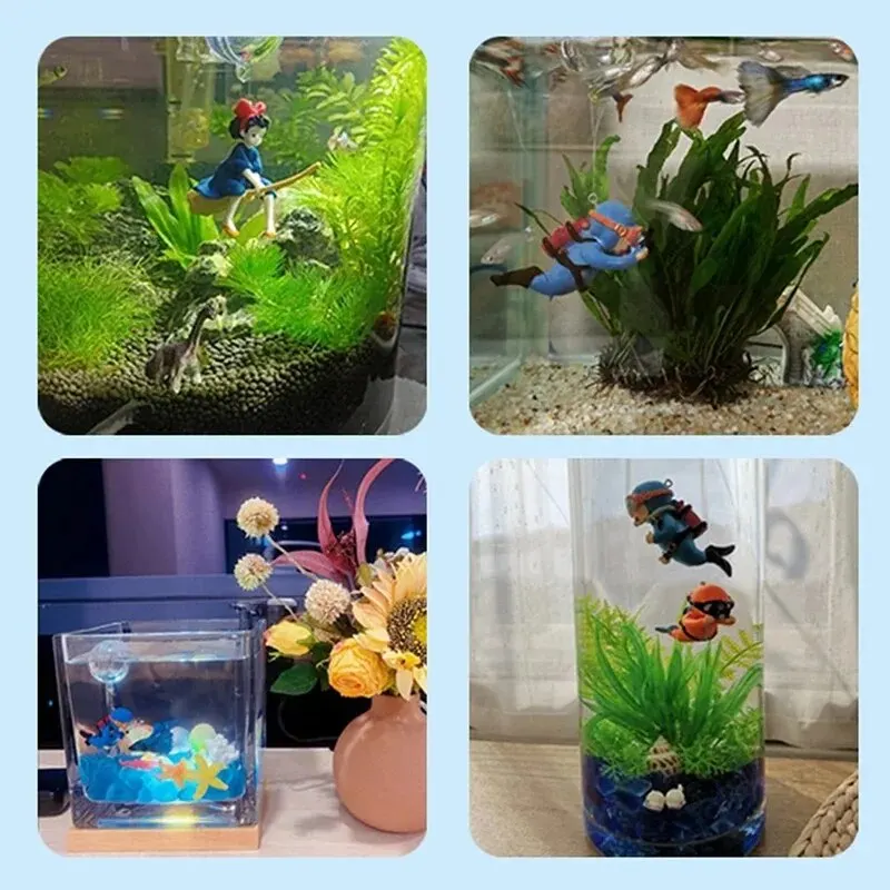 Fish Tank Diver เครื่องประดับต - Aquarium Plant Live บทวิจารณ์และราคา