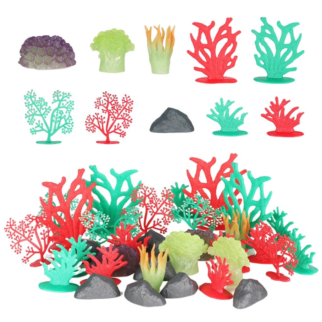 ชุดตกแต่งตู้ปลาจำลอง 32 ชิ้น ร - Planted Aquarium Models บทวิจารณ์และราคา