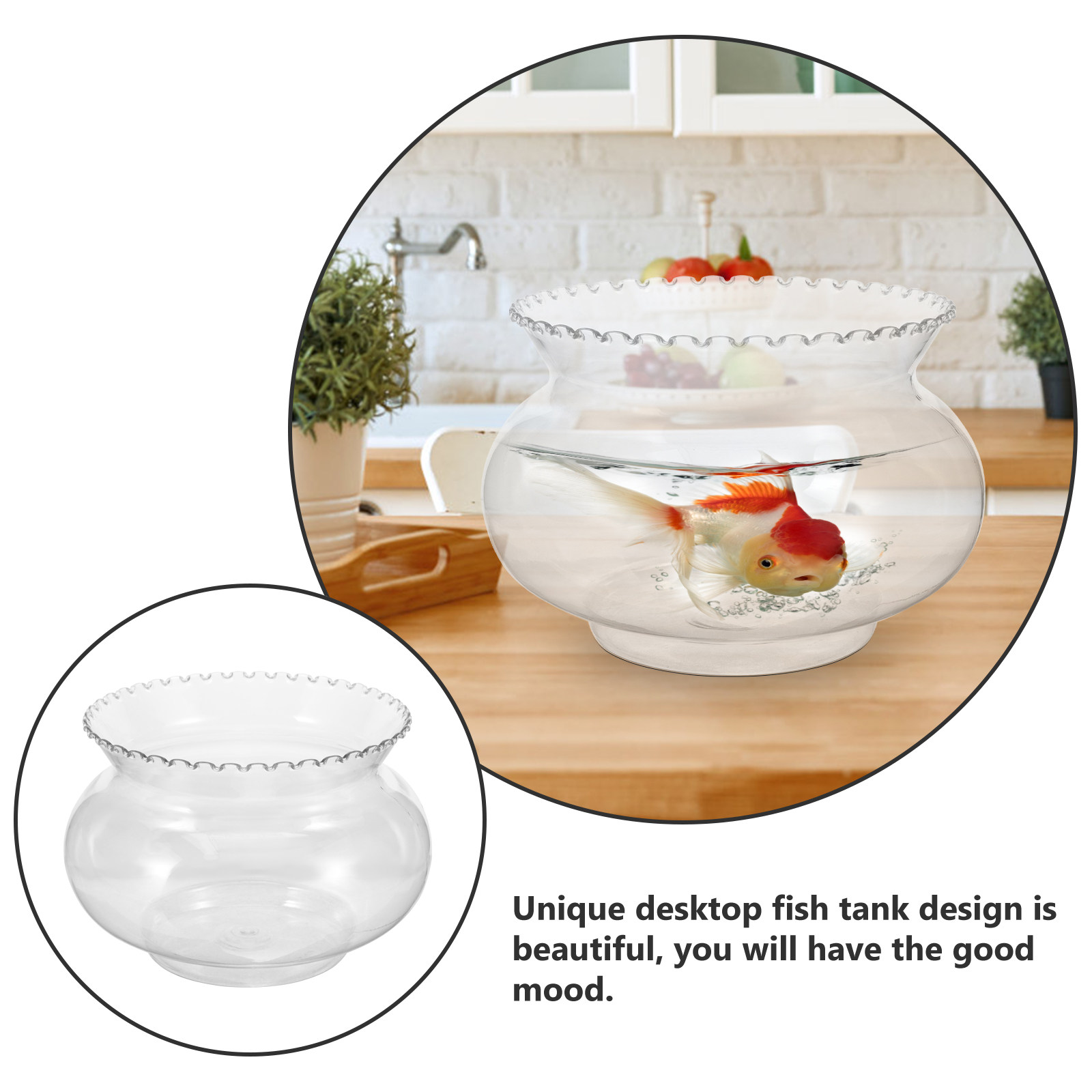 ตู้ปลาตั้งโต๊ะพลาสติกอเนกประสง - Planted Aquarium For Betta บทวิจารณ์และราคา