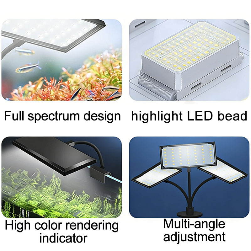 ไฟ LED สเปกตรัมเต็มสำหรับตู้ปล - Aquarium Plant Display บทวิจารณ์และราคา