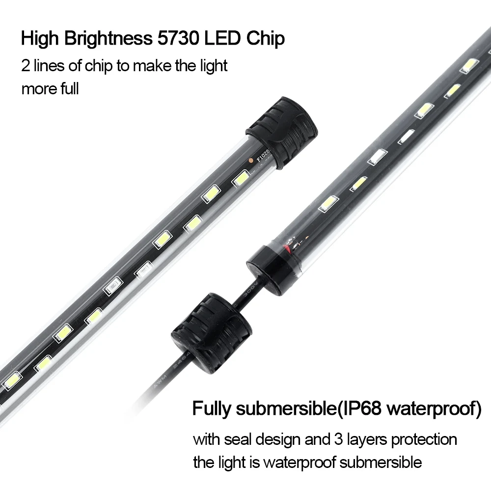 58 ซม.Aquarium Light LED Plant - Aquarium Plant Display บทวิจารณ์และราคา
