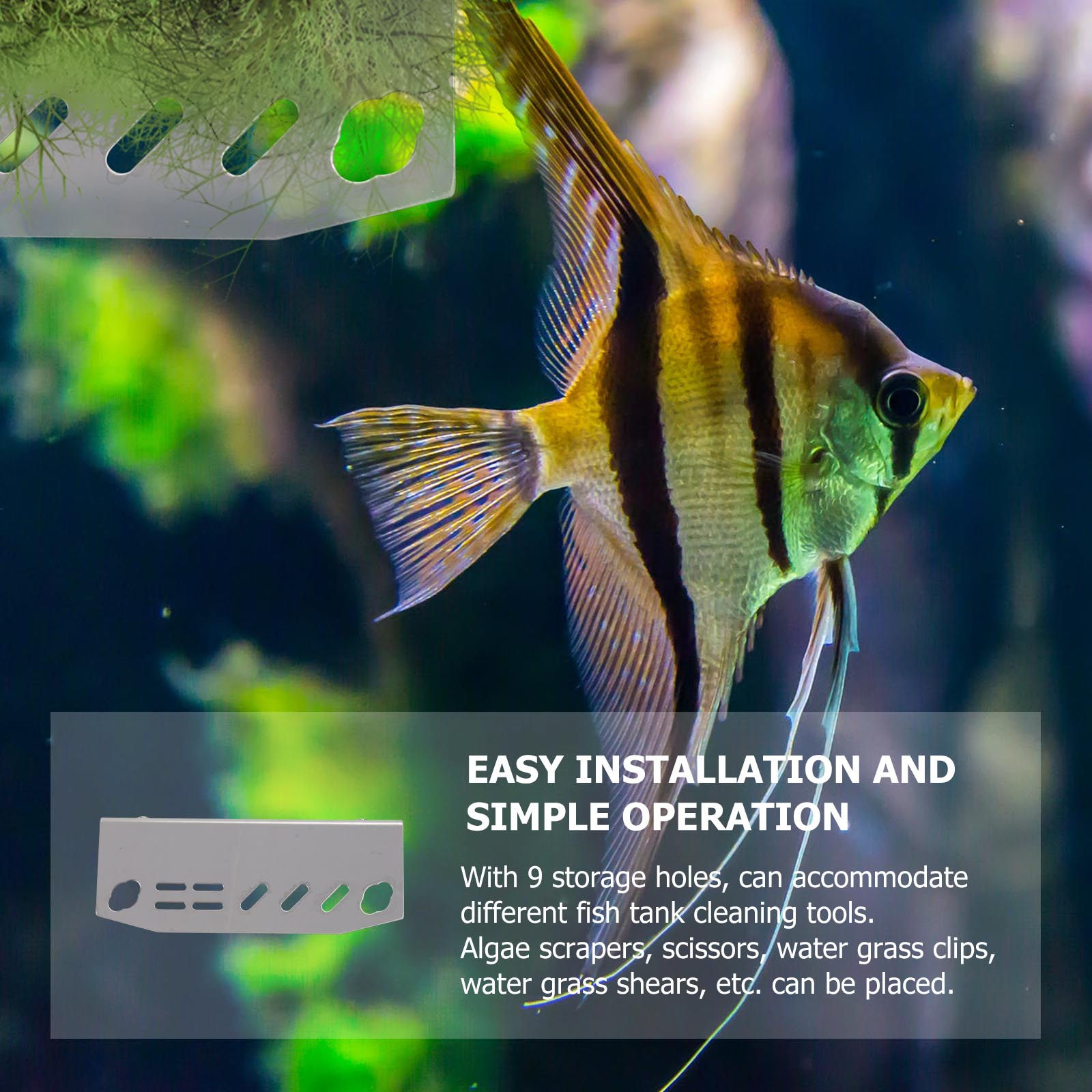 ชั้นวางอุปกรณ์ตู้ปลา 1 ชิ้น ทำ - Planted Aquarium With Fish บทวิจารณ์และราคา