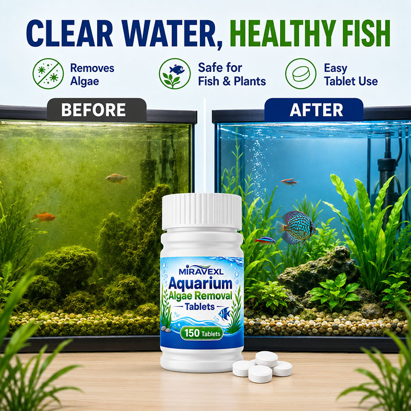 เม็ดกำจัดตะไคร่น้ำในตู้ปลา MIR - Planted Aquarium With Fish บทวิจารณ์และราคา