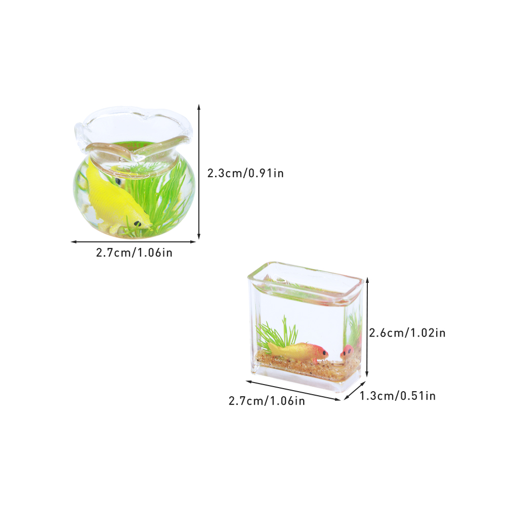 บ้านตุ๊กตาขนาดเล็ก1ชิ้น1:12จำล - Planted Aquarium Models บทวิจารณ์และราคา