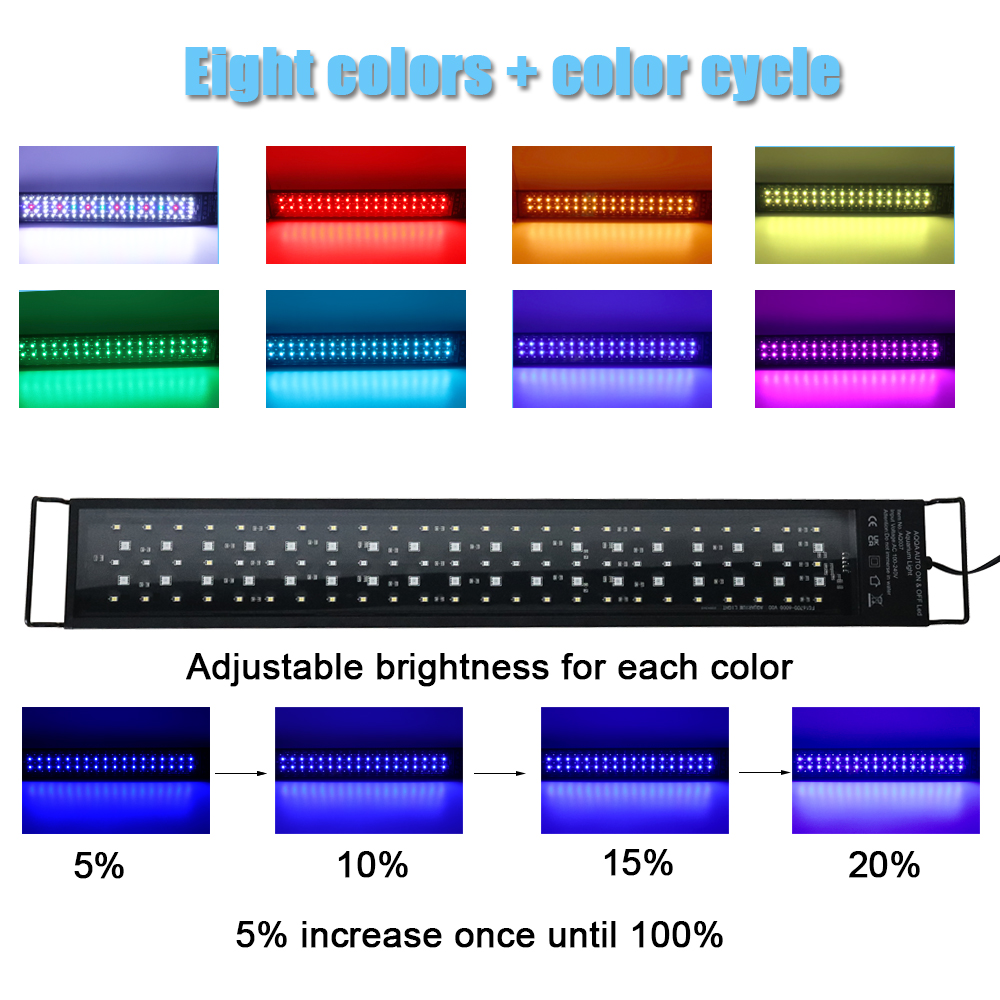 ไฟ LED สำหรับตู้ปลาขนาด 30-60  - Aquarium Plant Display บทวิจารณ์และราคา