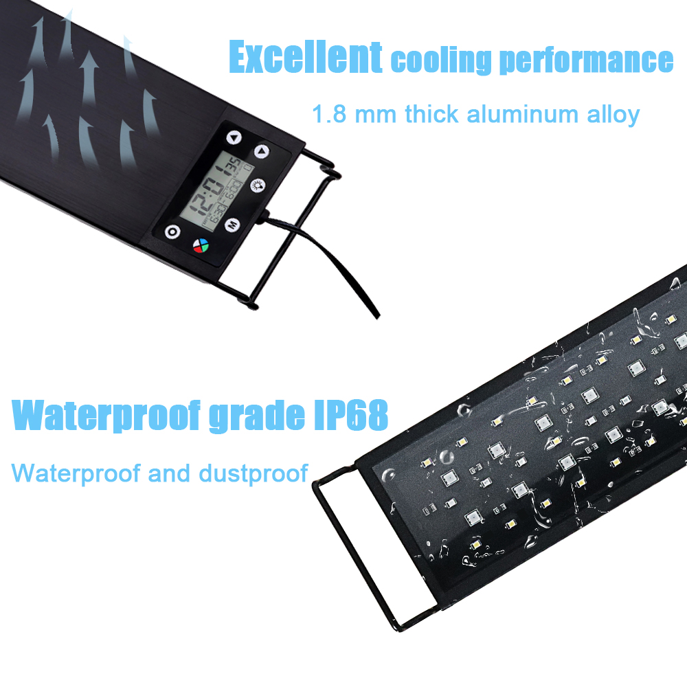 ไฟ LED สำหรับตู้ปลาขนาด 30-60  - Aquarium Plant Display บทวิจารณ์และราคา