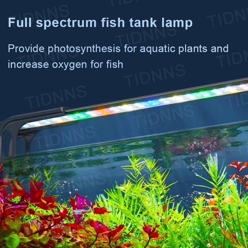 พิพิธภัณฑ์สัตว์น้ําไฟ LED พืชเ - Aquarium Plant Display บทวิจารณ์และราคา